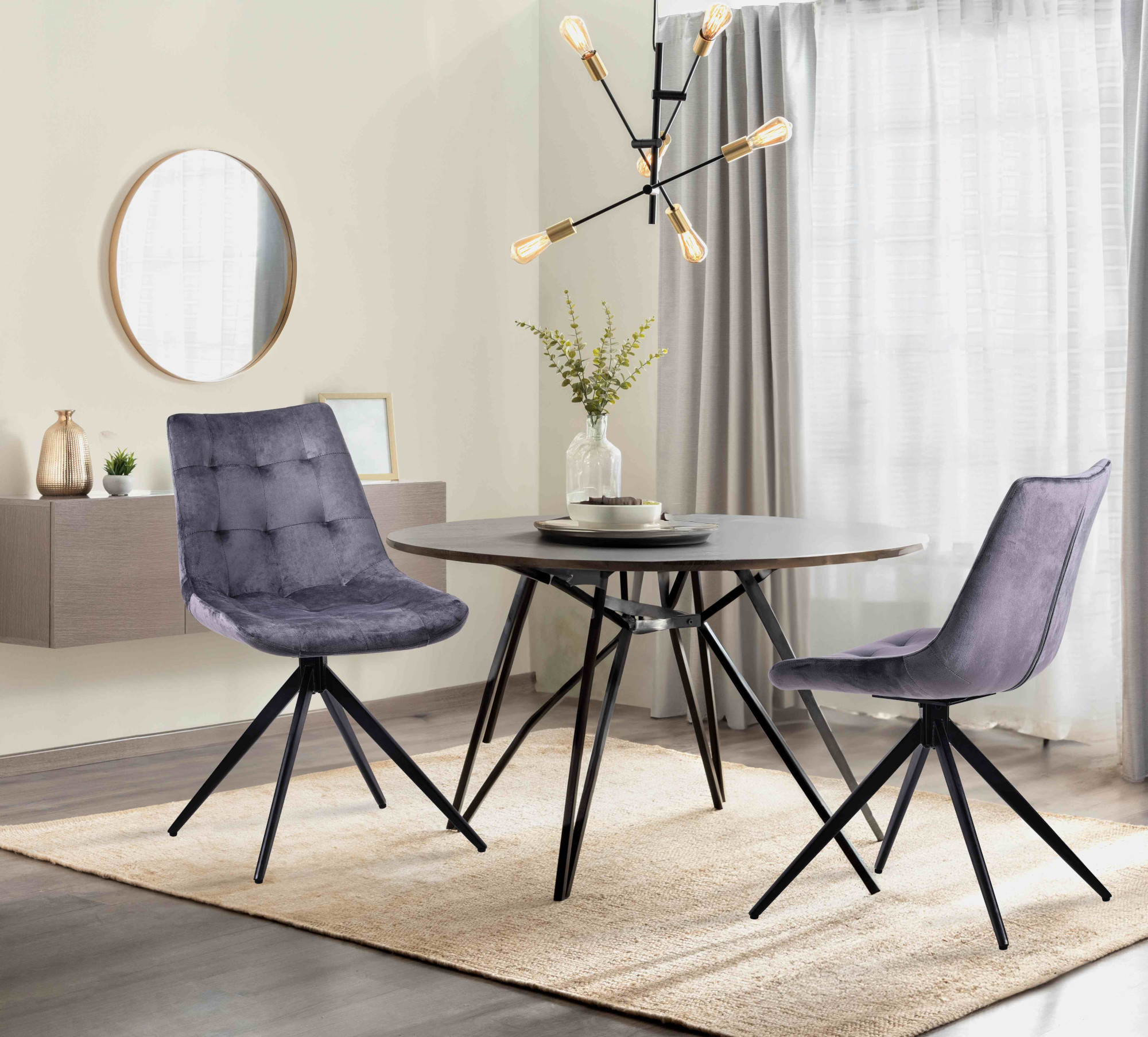 Set di 2 sedie da pranzo Merna
