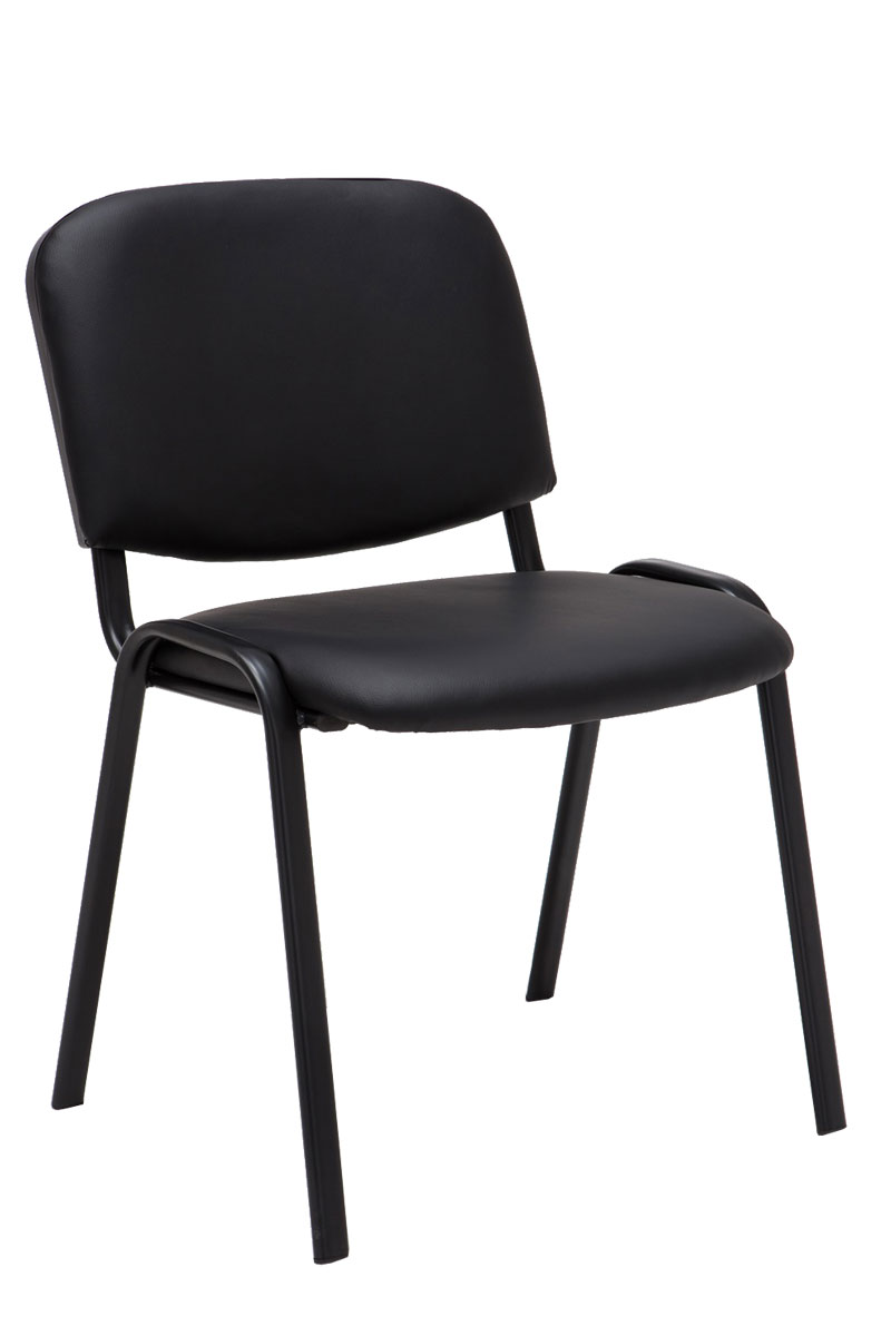 Set 4 Sedie Ufficio Ken Imbottite In Similpelle