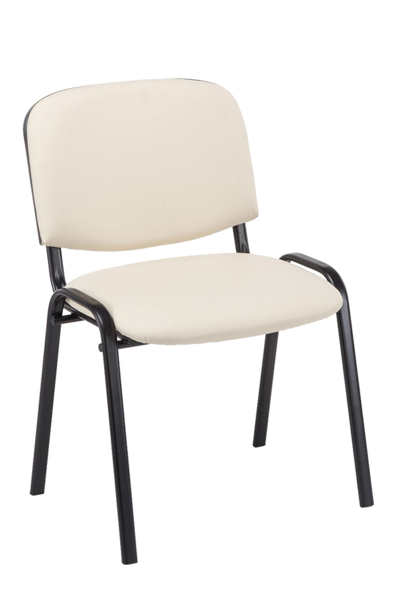 Set 4 Sedie Ufficio Ken Imbottite In Similpelle
