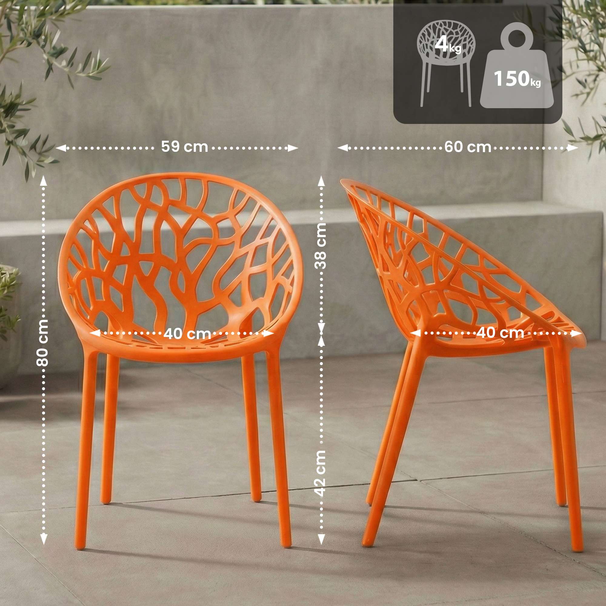 Sedia da giardino Hope