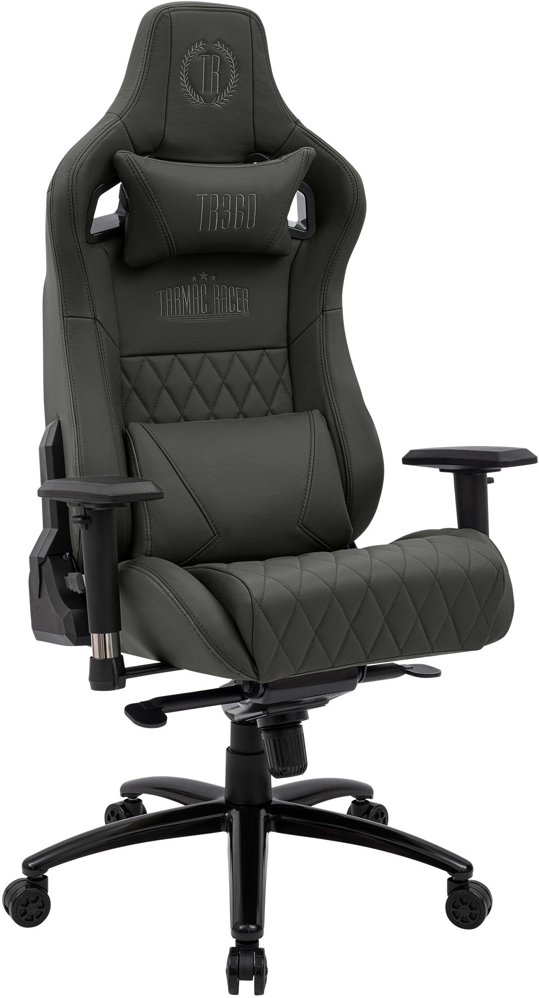 Sedia da ufficio Keren con rivestimento in vera pelle