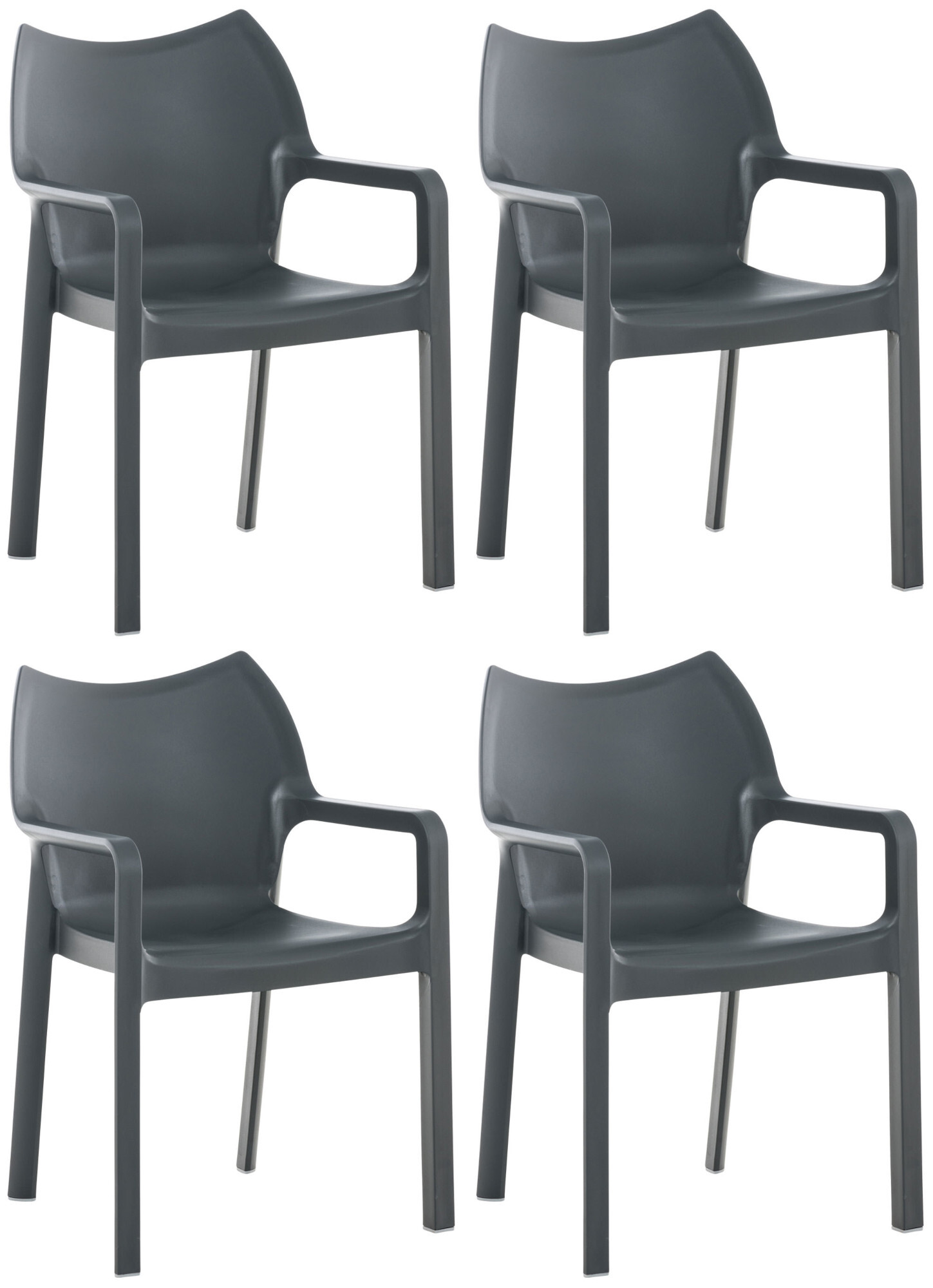 Set di 4 sedie Diva