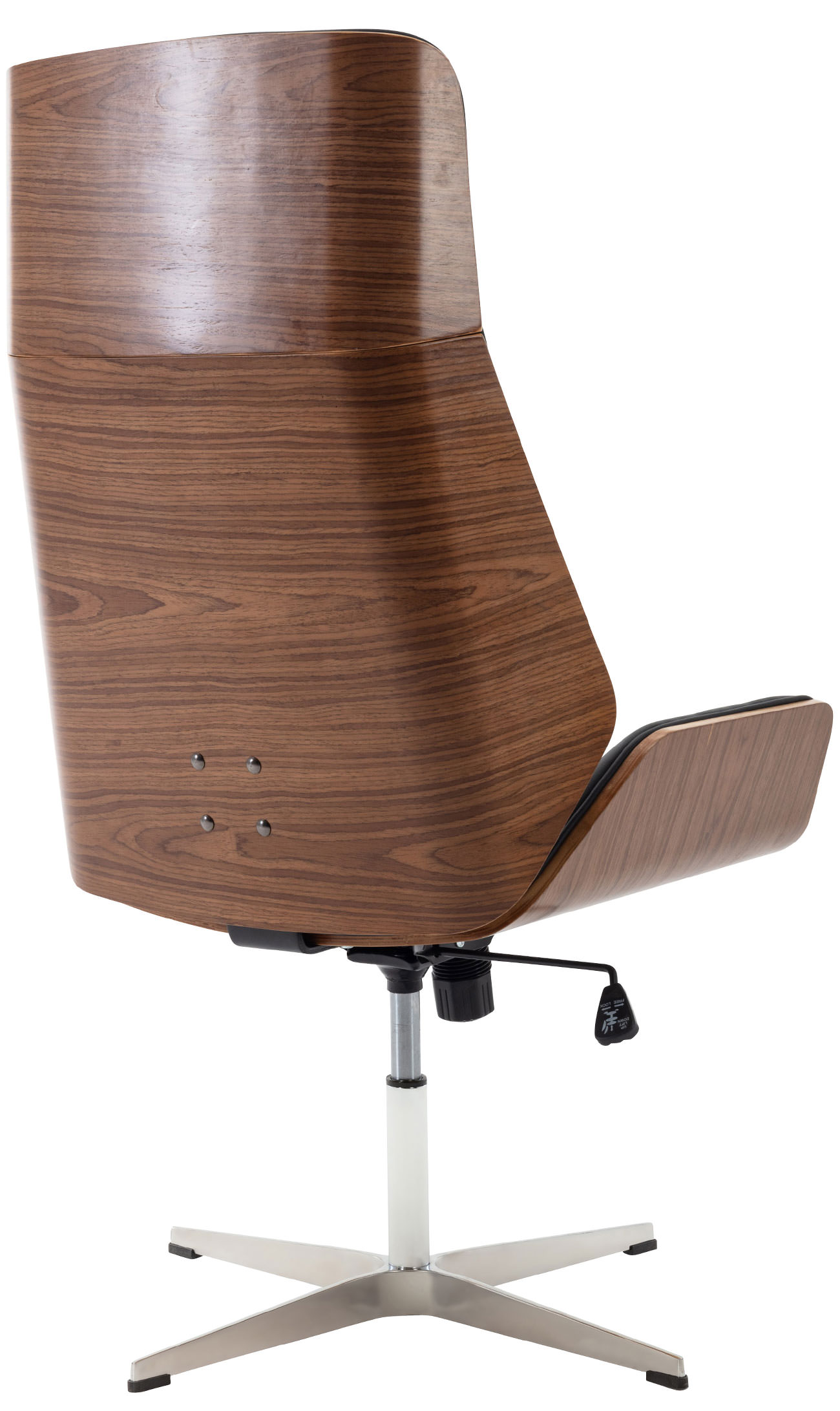Sedia Studio Riunioni Breda In Similpelle E Legno