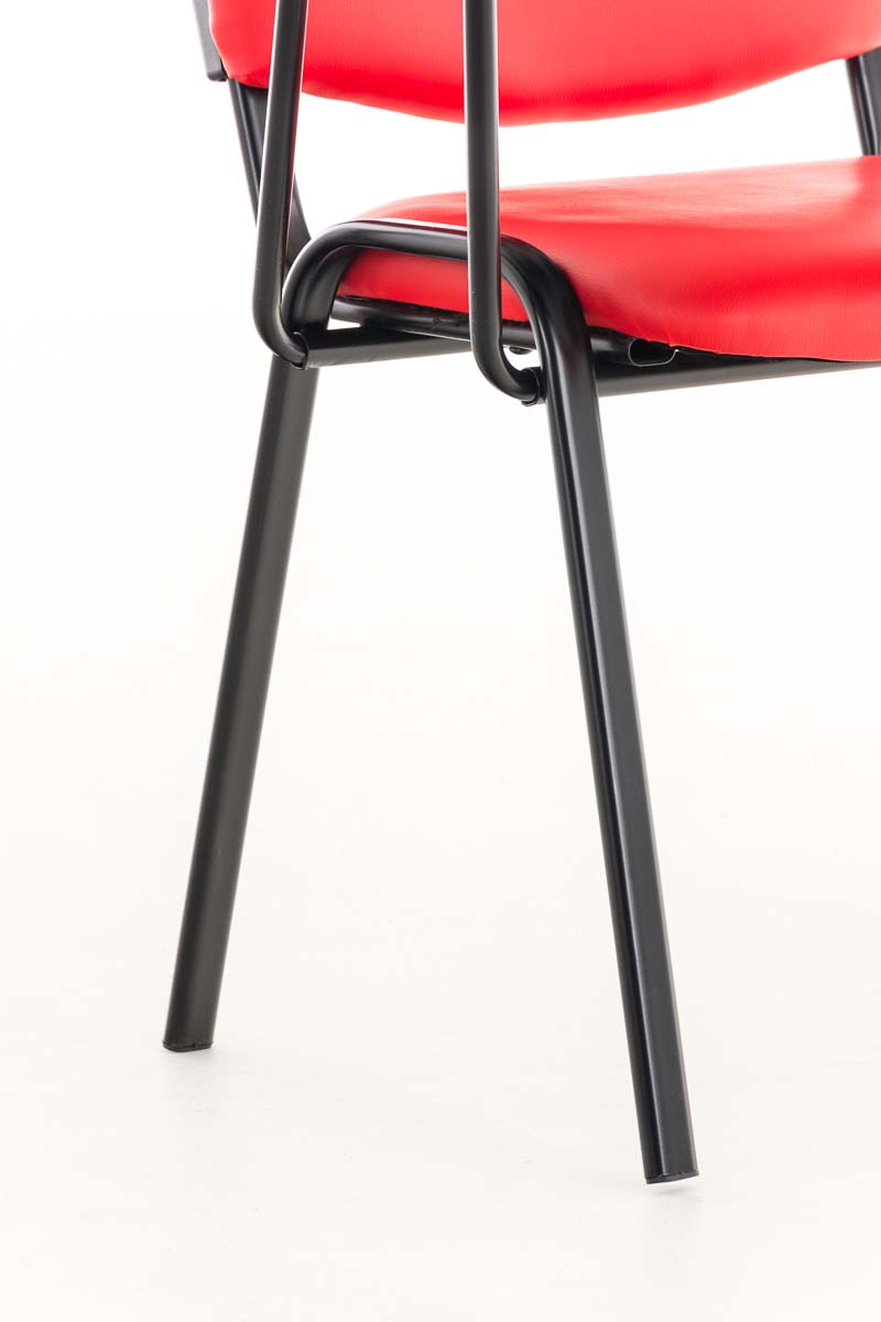 Sedia Ken in similpelle con tavolino ribaltabile