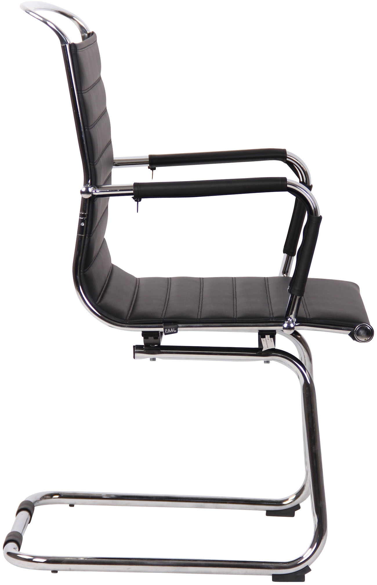 Sedia cantilever Balve in similpelle o vera pelle