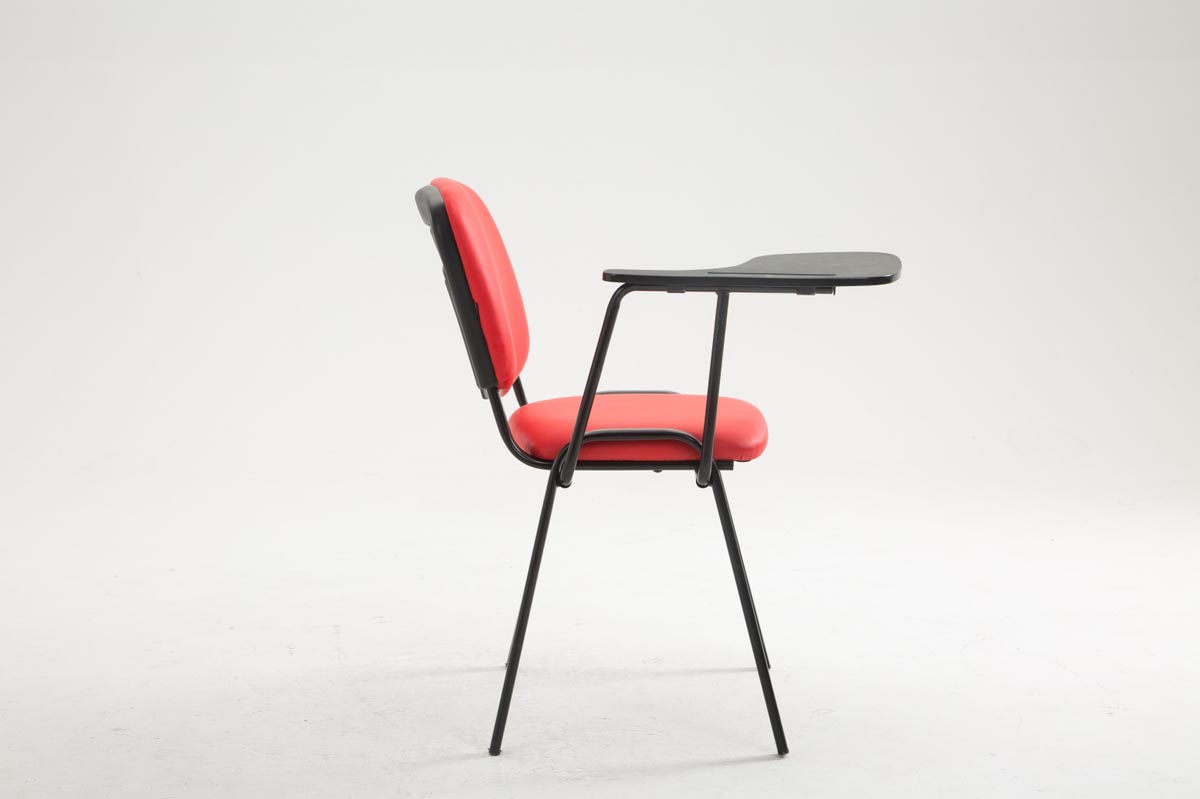 Sedia Ken in similpelle con tavolino ribaltabile