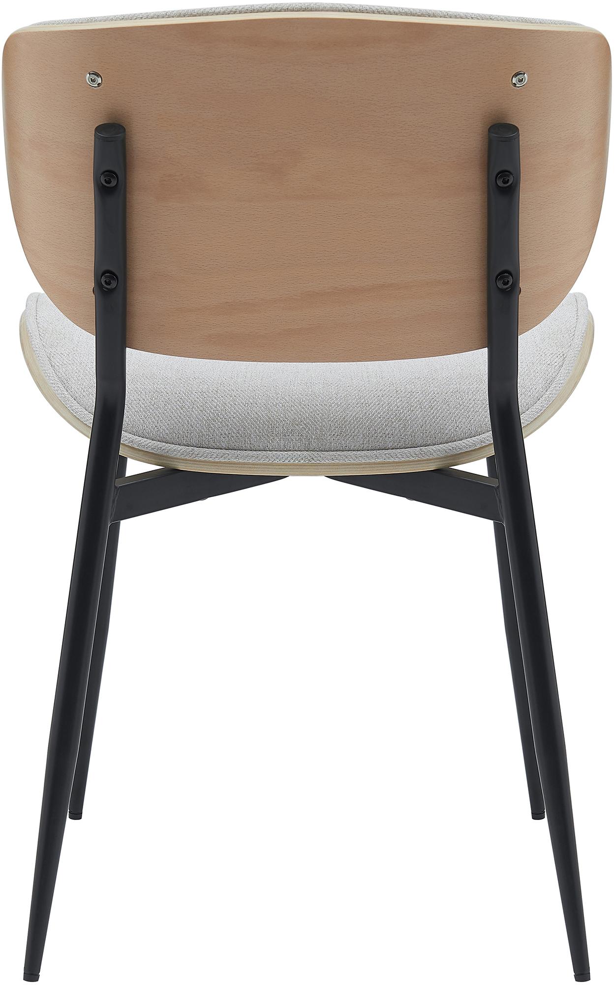 Set di 2 sedie visitatore Enid con rivestimento in similpelle o tessuto