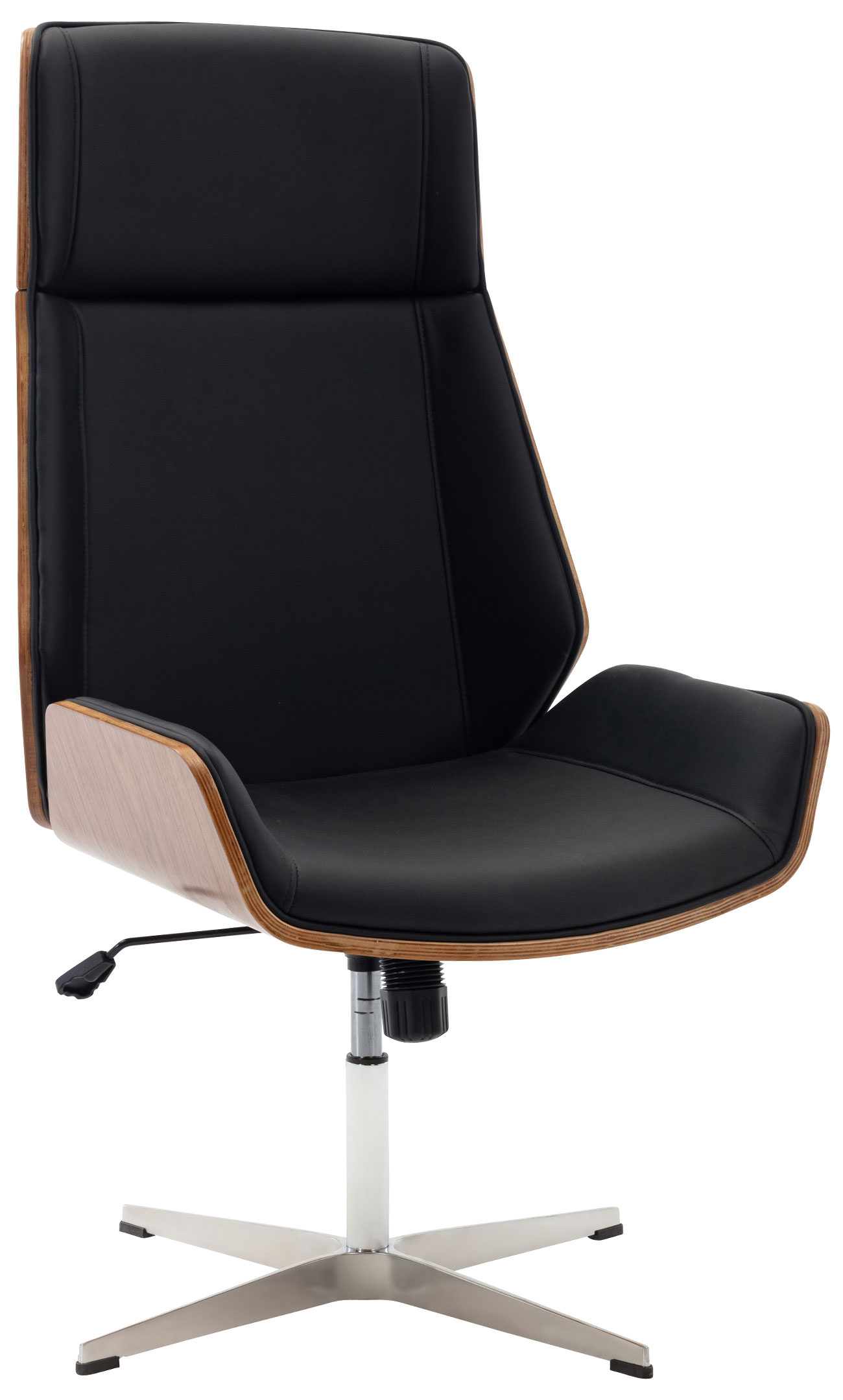 Sedia Studio Riunioni Breda In Similpelle E Legno
