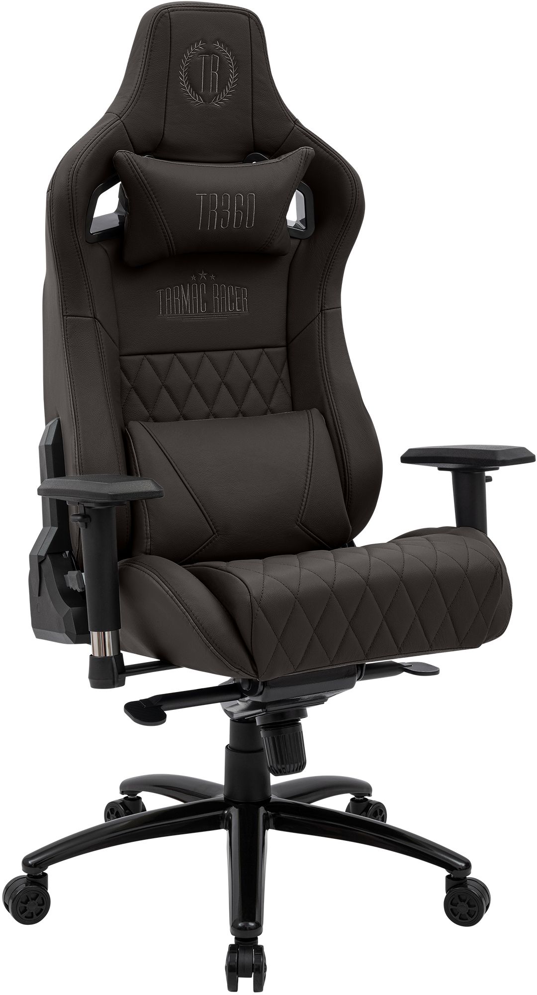 Sedia da ufficio Keren con rivestimento in vera pelle