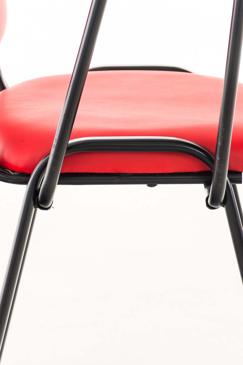 Sedia Ken in similpelle con tavolino ribaltabile