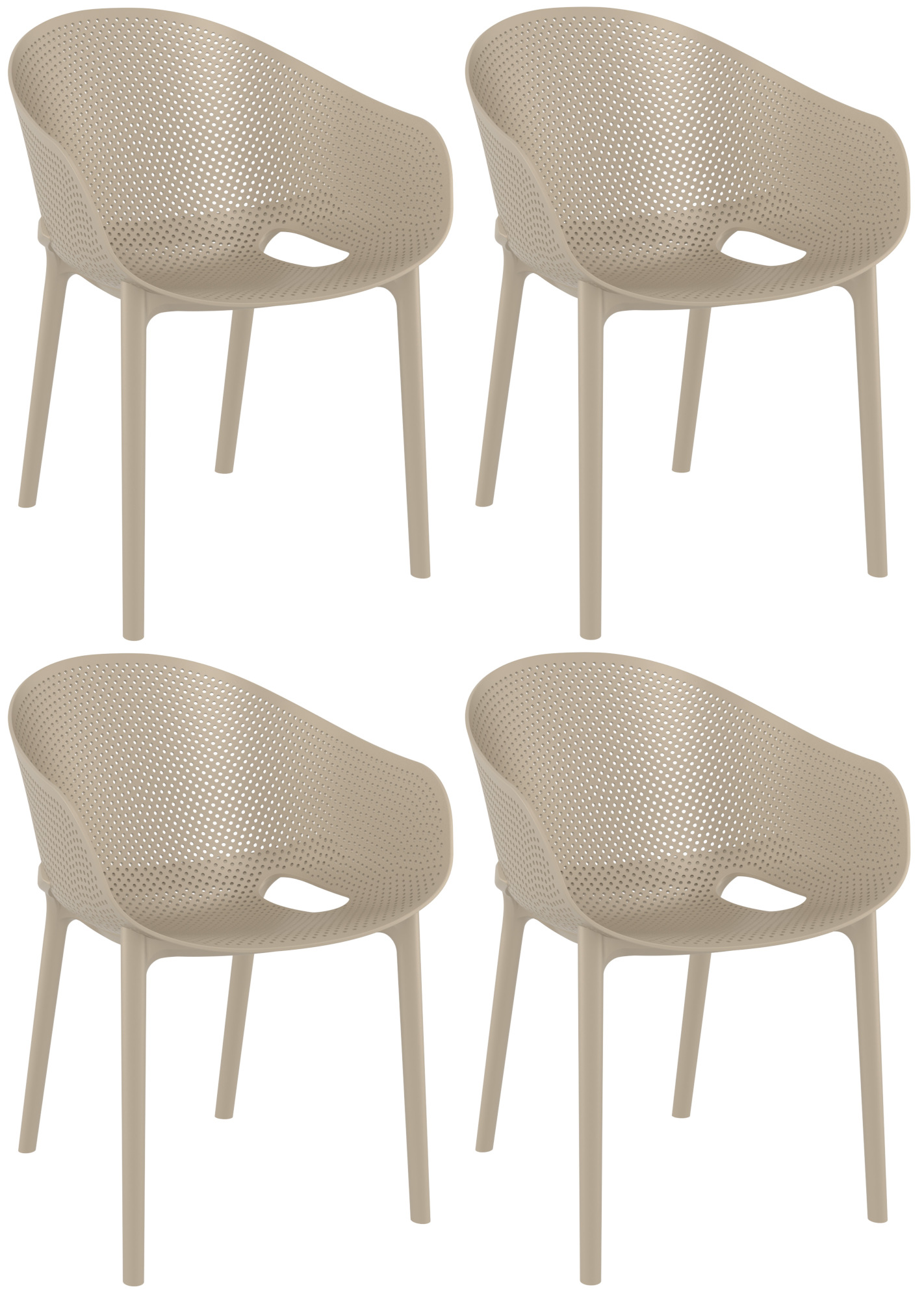 Set di 4 sedie Sky Pro