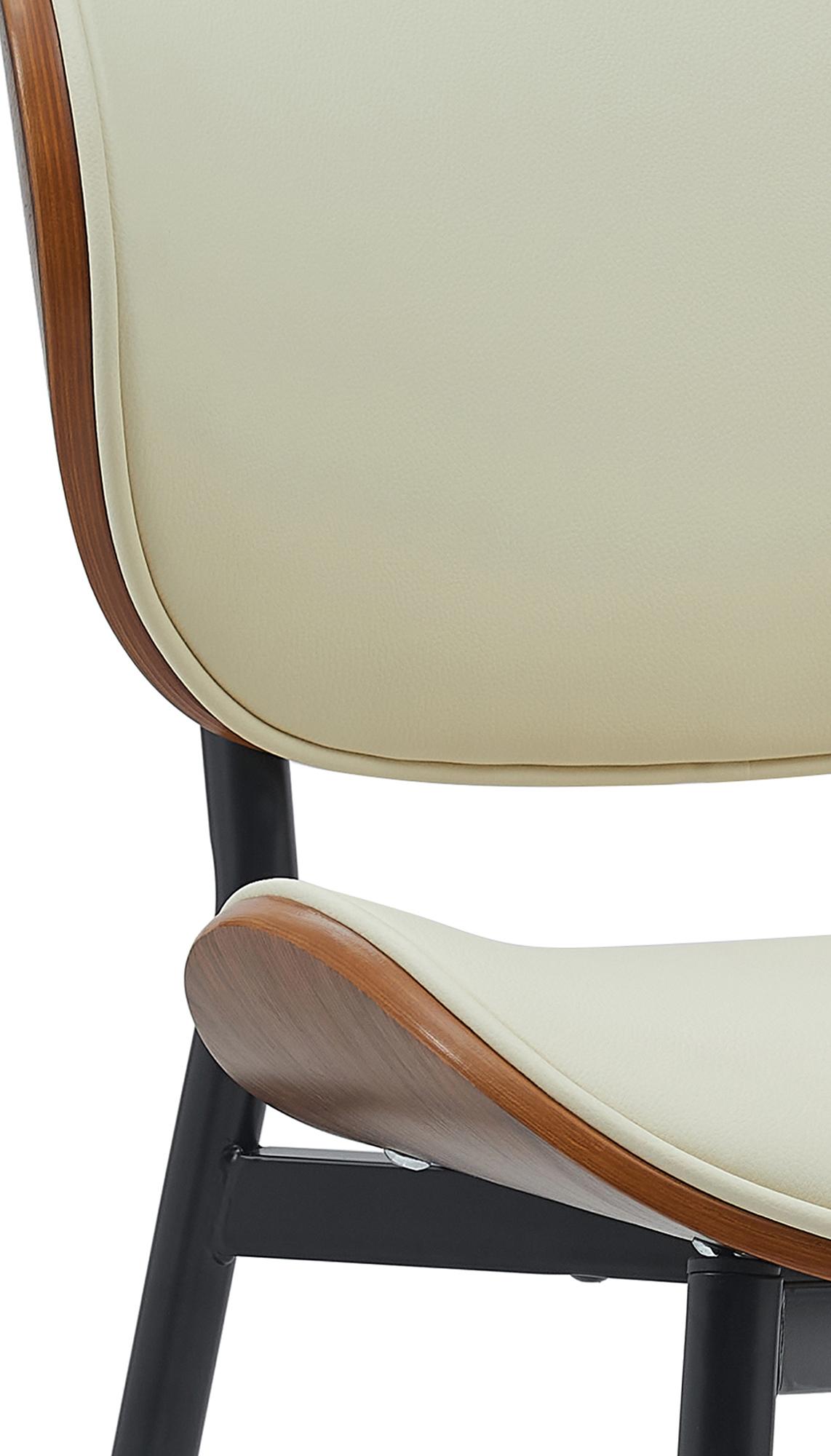 Set di 2 sedie visitatore Enid con rivestimento in similpelle o tessuto