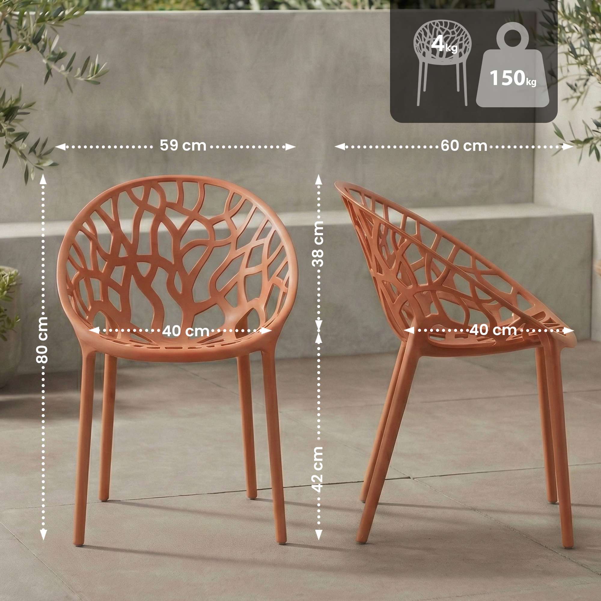 Sedia da giardino Hope