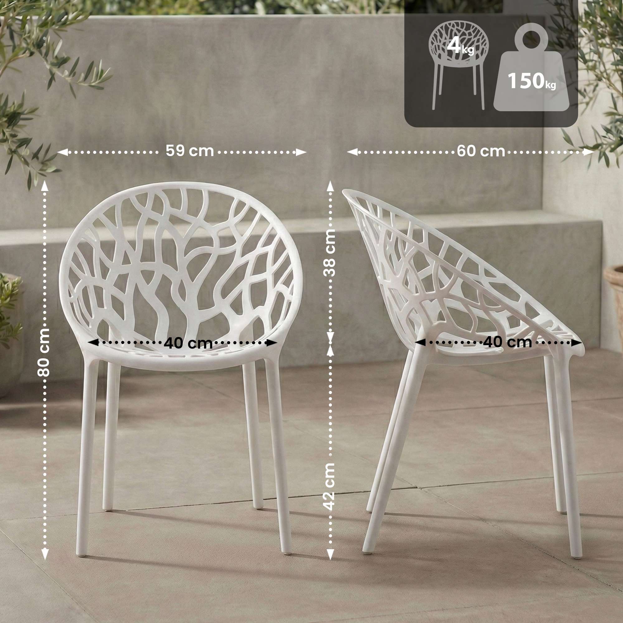 Sedia da giardino Hope