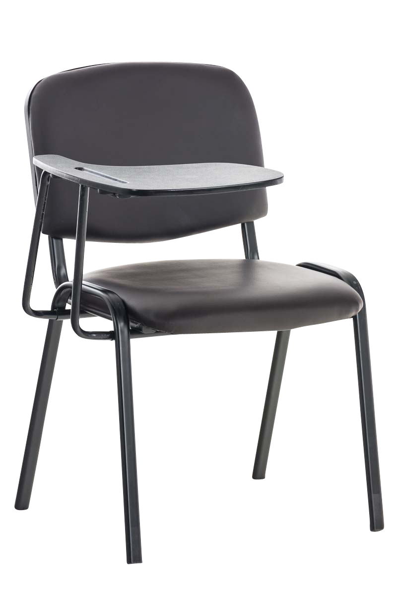 Sedia Ken in similpelle con tavolino ribaltabile